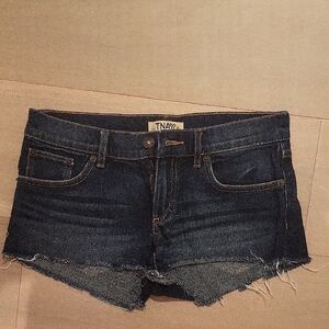 TNA Women's Dark Blue Denim Shorts